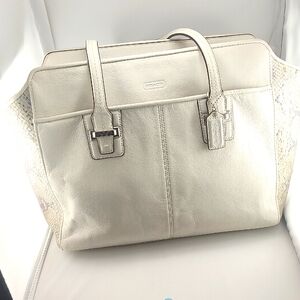 Coach Taylor Mixed Exotic Alexis Carryall